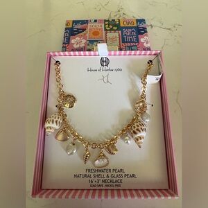 House of Harlow 1960 Gold and White Necklace Collection